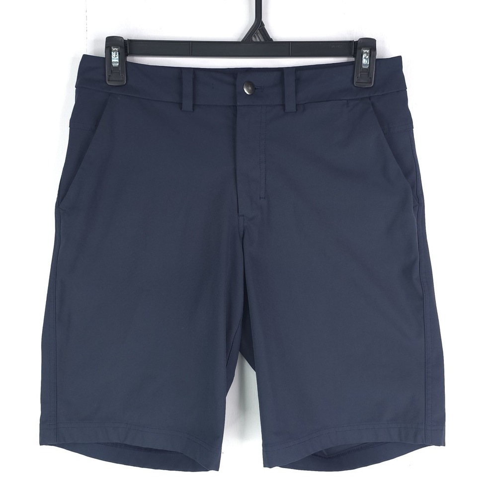 Lululemon The Works ABC Shorts Men 30 Blue Warpstreme Performance 10" LM7929S